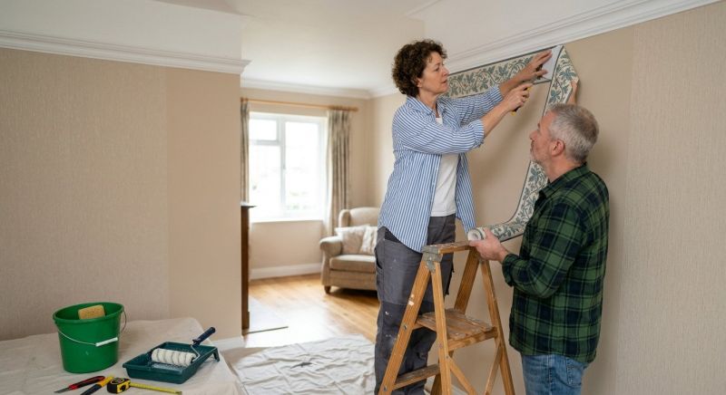 Kitchen Wallpaper Installation in Alpharetta, GA