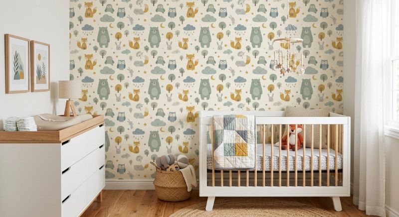 Nursery Wallpaper Installation in Conroe, TX