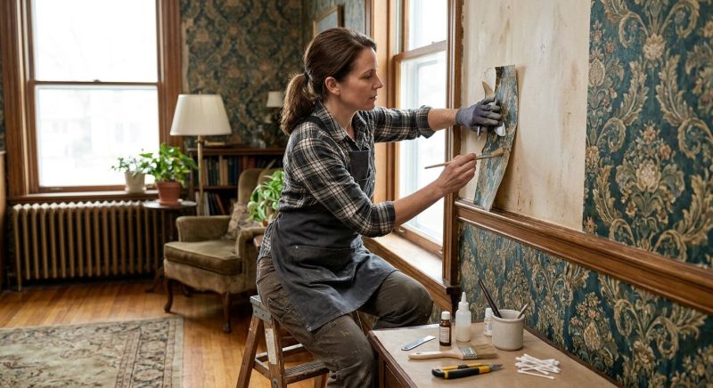 Wallpaper Restoration in Conroe, TX