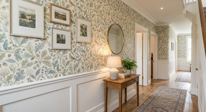 Hallway Wallpaper Installation in Conroe, TX