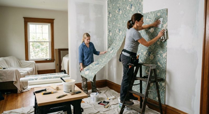Kitchen Wallpaper Installation in Denver, CO