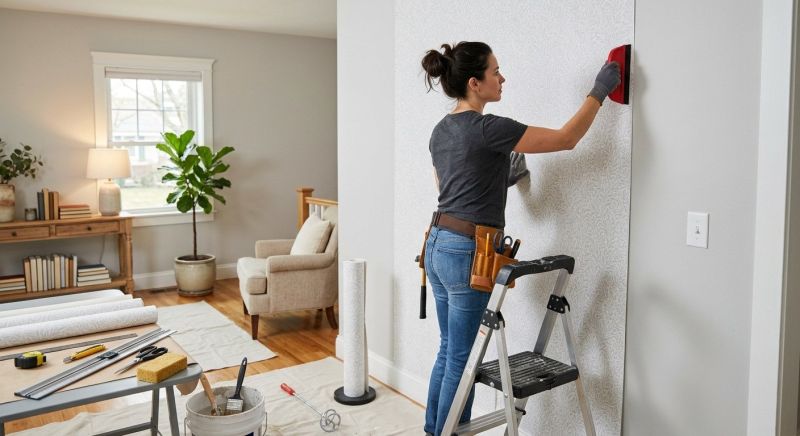 Kitchen Wallpaper Installation in Alpharetta, GA