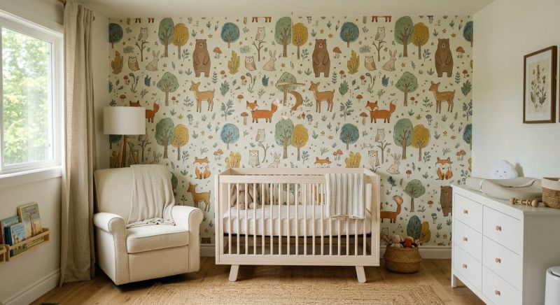 Nursery Wallpaper Installation in Olathe, KS